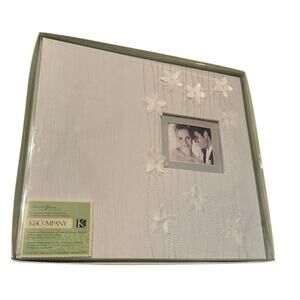 K&Company Forever Yours 12x12 Wedding Fabric Scrapbook Post Bound Top Loading